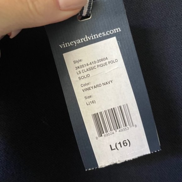 Vineyard Vines Long Sleeve Polo Shirt - Picture 3 of 5